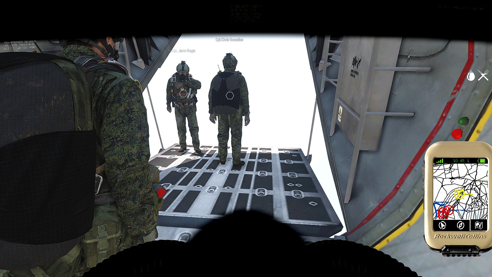 Freefall / airborne training still